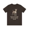 Miniature Pinscher Dad Shirt, Vintage Dog Sketch Tee, Dog Dad Gift