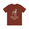 Miniature Pinscher Dad Shirt, Vintage Dog Sketch Tee, Dog Dad Gift