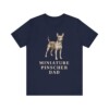 Miniature Pinscher Dad Shirt, Vintage Dog Sketch Tee, Dog Dad Gift