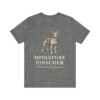 Miniature Pinscher Latin Shirt, Vintage Dog Sketch Tee, Dog Latin Gift