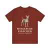 Miniature Pinscher Latin Shirt, Vintage Dog Sketch Tee, Dog Latin Gift