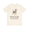 Miniature Pinscher Latin Shirt, Vintage Dog Sketch Tee, Dog Latin Gift