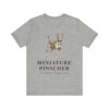 Miniature Pinscher Latin Shirt, Vintage Dog Sketch Tee, Dog Latin Gift