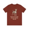 Miniature Pinscher Mom Shirt, Vintage Dog Sketch Tee, Dog Mom Gift