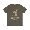 Miniature Pinscher Mom Shirt, Vintage Dog Sketch Tee, Dog Mom Gift