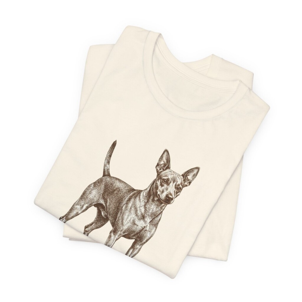 Miniature Pinscher Shirt, Vintage Dog Sketch Tee, Dog Lover Gift