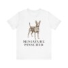 Miniature Pinscher Shirt, Vintage Dog Sketch Tee, Dog Lover Gift