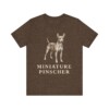 Miniature Pinscher Shirt, Vintage Dog Sketch Tee, Dog Lover Gift