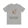 Miniature Pinscher Shirt, Vintage Dog Sketch Tee, Dog Lover Gift