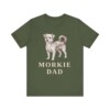 Morkie Dad Shirt, Vintage Dog Sketch Tee, Dog Dad Gift