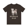 Morkie Dad Shirt, Vintage Dog Sketch Tee, Dog Dad Gift