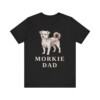 Morkie Dad Shirt, Vintage Dog Sketch Tee, Dog Dad Gift