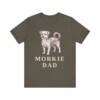 Morkie Dad Shirt, Vintage Dog Sketch Tee, Dog Dad Gift