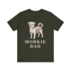 Morkie Dad Shirt, Vintage Dog Sketch Tee, Dog Dad Gift