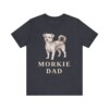 Morkie Dad Shirt, Vintage Dog Sketch Tee, Dog Dad Gift