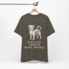 Morkie Humor Shirt, Vintage Dog Sketch Tee, Dog Humor Gift