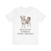 Morkie Humor Shirt, Vintage Dog Sketch Tee, Dog Humor Gift