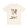 Morkie Humor Shirt, Vintage Dog Sketch Tee, Dog Humor Gift