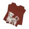 Morkie Latin Shirt, Vintage Dog Sketch Tee, Dog Latin Gift