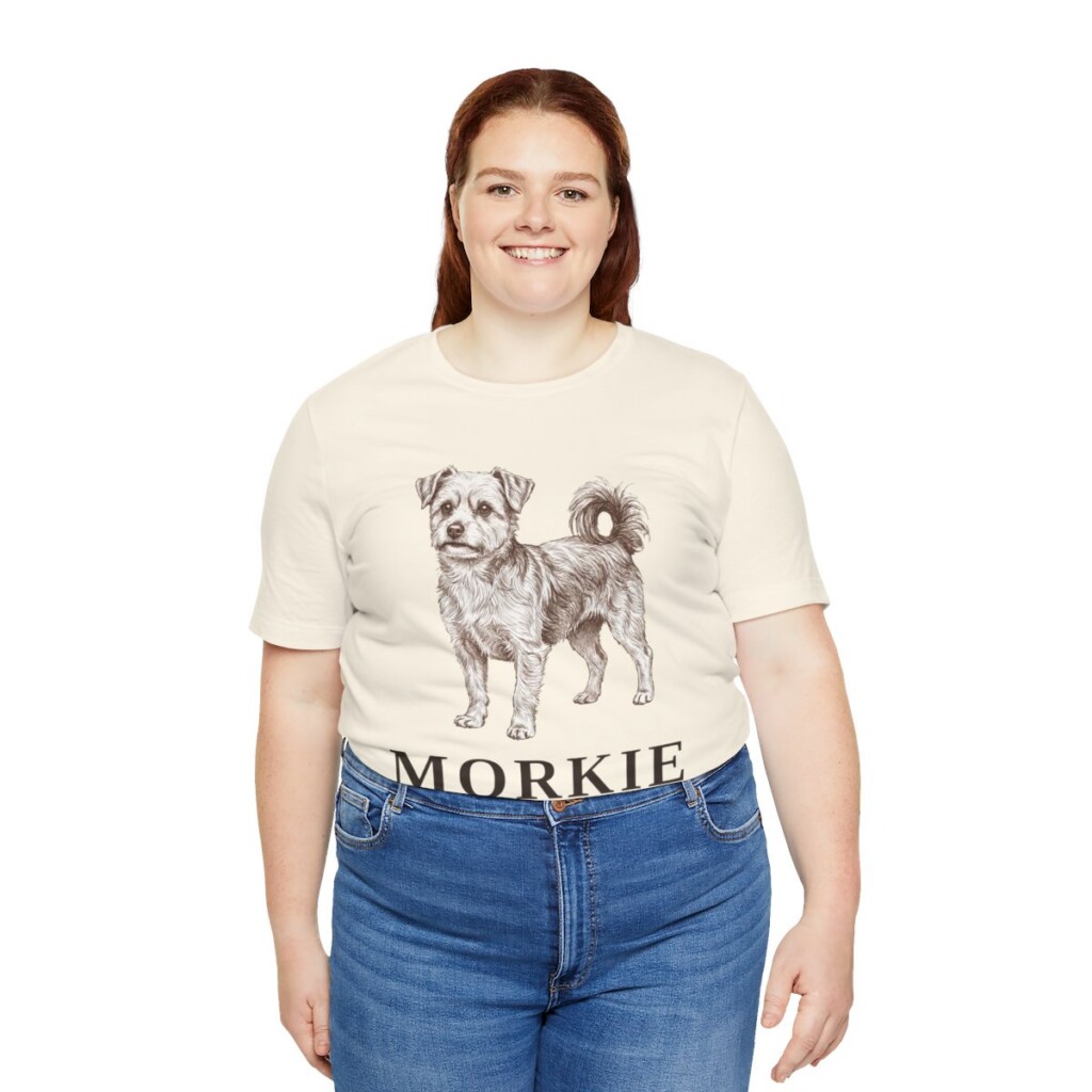 Morkie Latin Shirt, Vintage Dog Sketch Tee, Dog Latin Gift