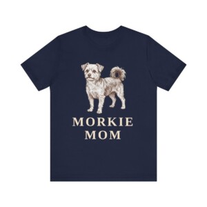 Morkie Mom Shirt, Vintage Dog Sketch Tee, Dog Mom Gift