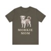 Morkie Mom Shirt, Vintage Dog Sketch Tee, Dog Mom Gift