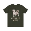 Morkie Mom Shirt, Vintage Dog Sketch Tee, Dog Mom Gift