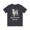 Morkie Mom Shirt, Vintage Dog Sketch Tee, Dog Mom Gift