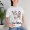 Morkie Shirt, Vintage Dog Sketch Tee, Dog Lover Gift
