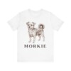 Morkie Shirt, Vintage Dog Sketch Tee, Dog Lover Gift