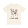 Morkie Shirt, Vintage Dog Sketch Tee, Dog Lover Gift