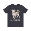 Morkie Shirt, Vintage Dog Sketch Tee, Dog Lover Gift