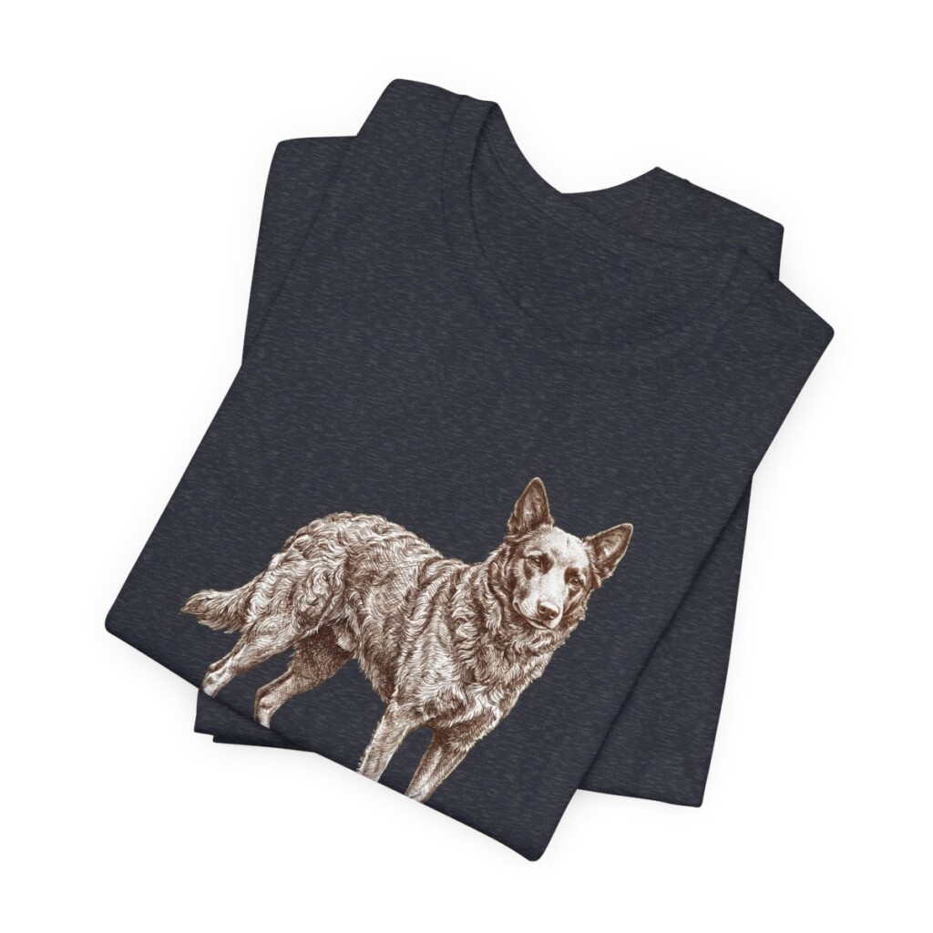 Mudi Mom Shirt, Vintage Dog Sketch Tee, Dog Mom Gift