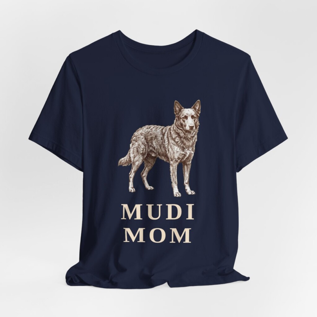 Mudi Mom Shirt, Vintage Dog Sketch Tee, Dog Mom Gift