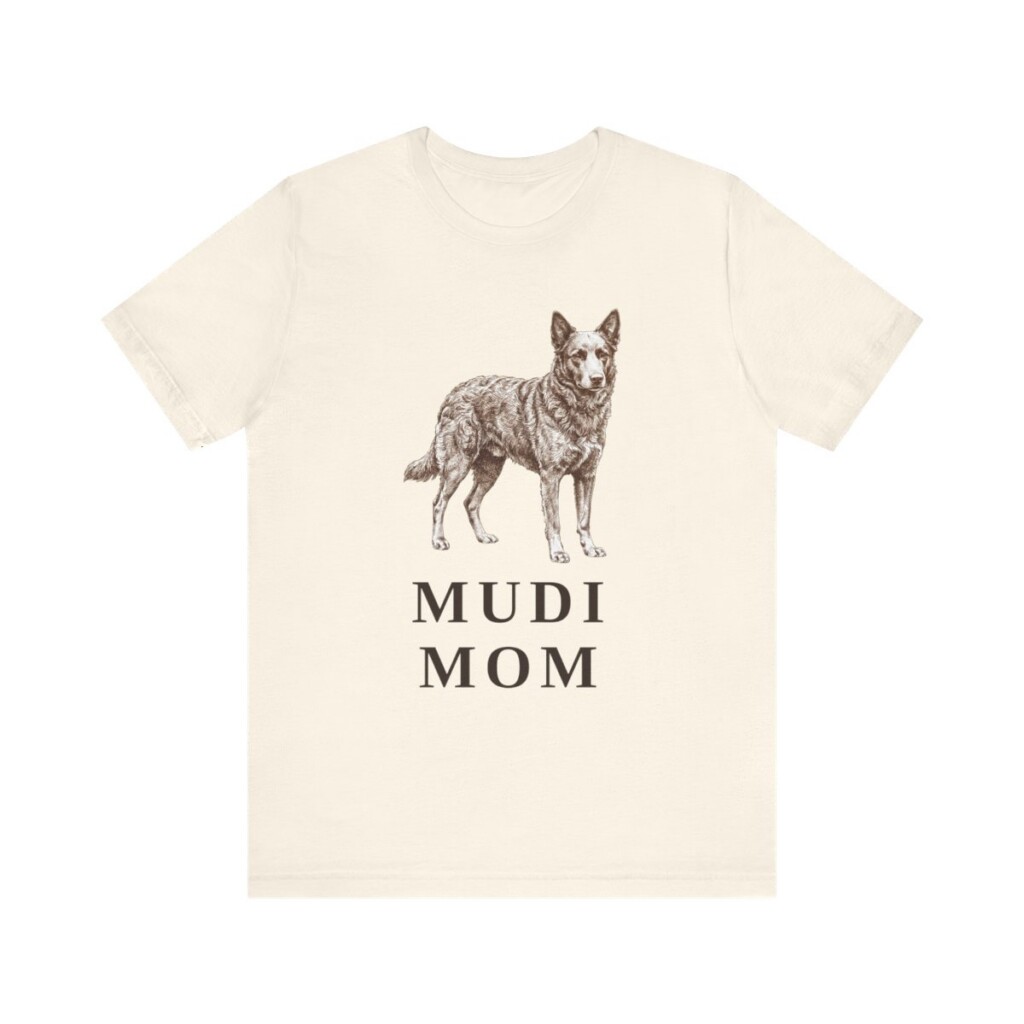 Mudi Mom Shirt, Vintage Dog Sketch Tee, Dog Mom Gift