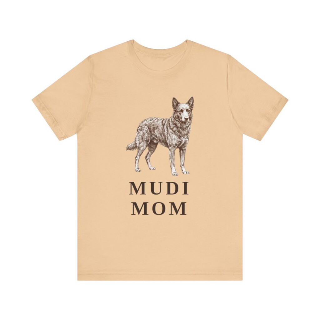 Mudi Mom Shirt, Vintage Dog Sketch Tee, Dog Mom Gift