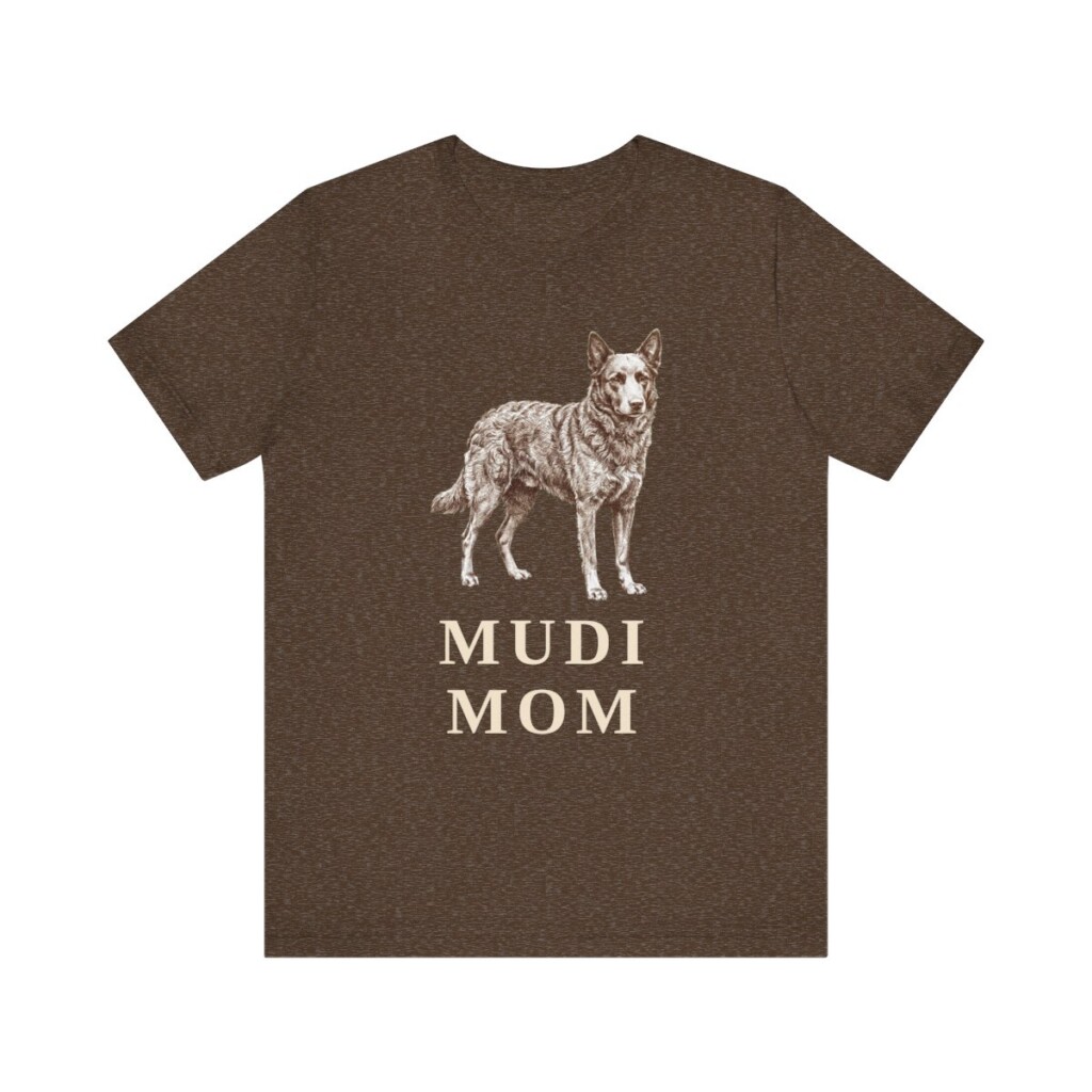 Mudi Mom Shirt, Vintage Dog Sketch Tee, Dog Mom Gift