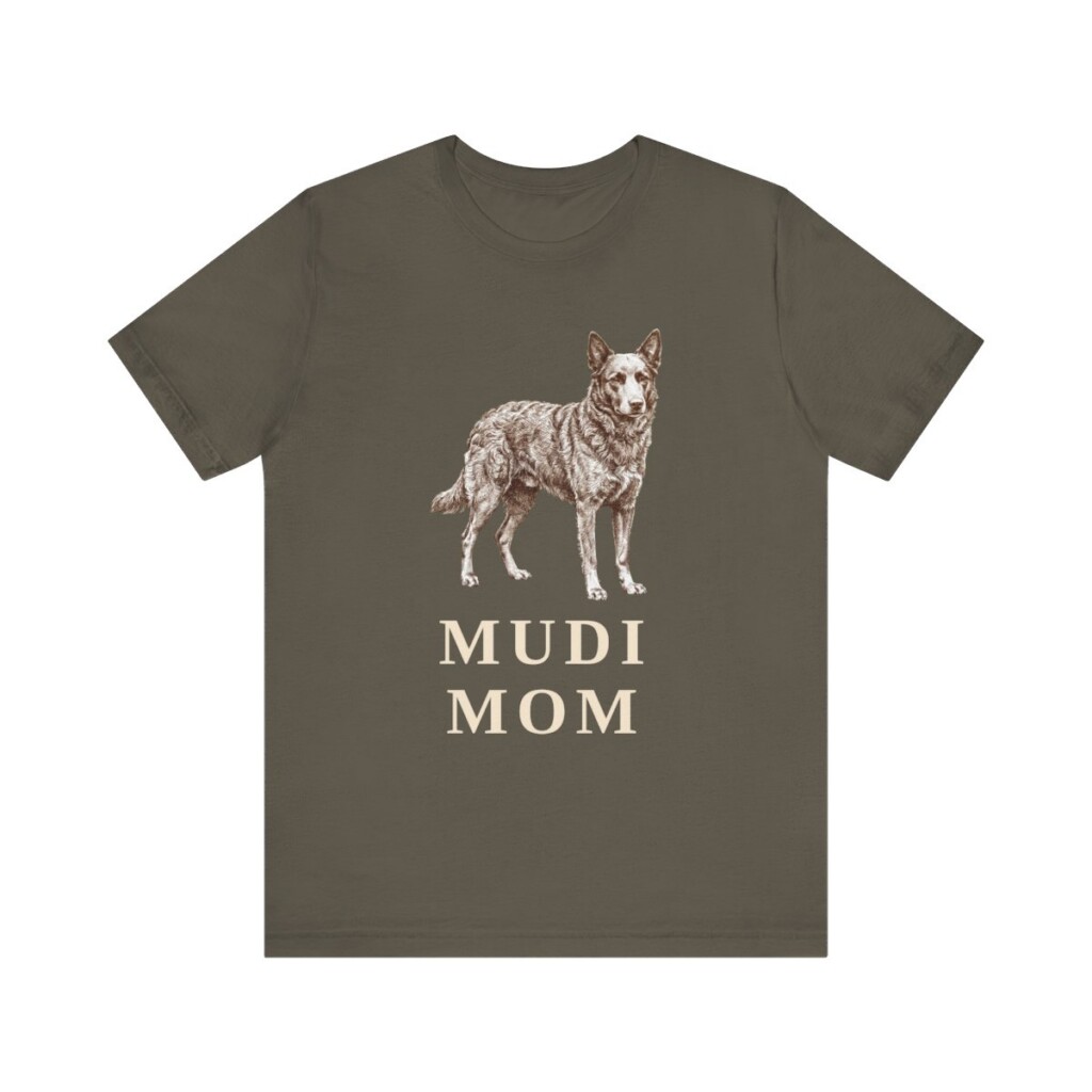 Mudi Mom Shirt, Vintage Dog Sketch Tee, Dog Mom Gift