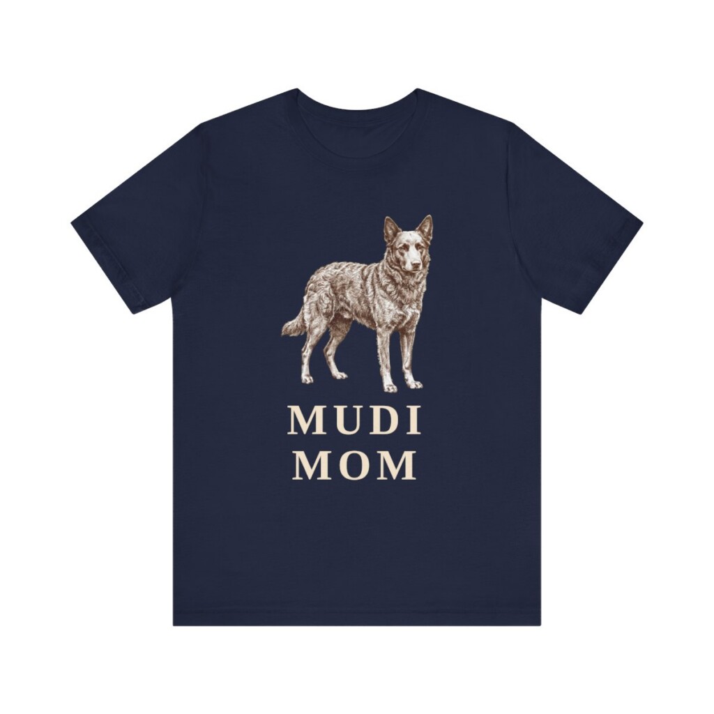 Mudi Mom Shirt, Vintage Dog Sketch Tee, Dog Mom Gift