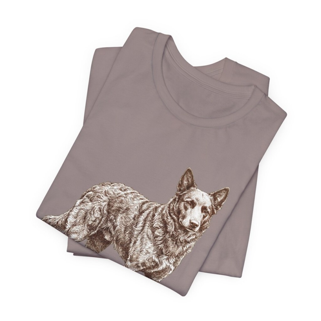 Mudi Shirt, Vintage Dog Sketch Tee, Dog Lover Gift