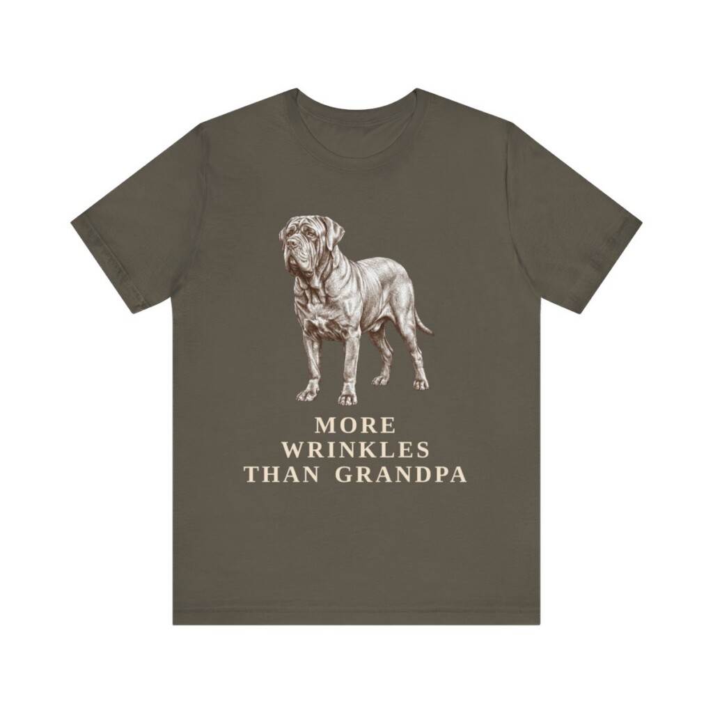 Neapolitan Mastiff Humor Shirt, Vintage Dog Sketch Tee, Dog Humor Gift
