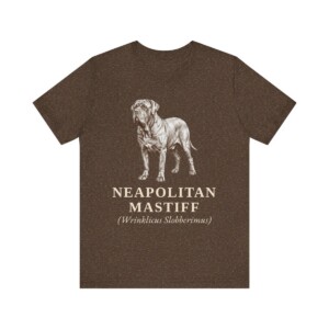 Neapolitan Mastiff Latin Shirt, Vintage Dog Sketch Tee, Dog Latin Gift