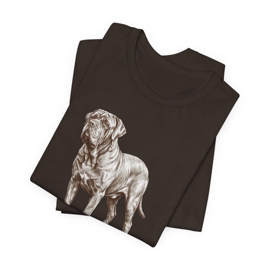 Neapolitan Mastiff Latin Shirt, Vintage Dog Sketch Tee, Dog Latin Gift