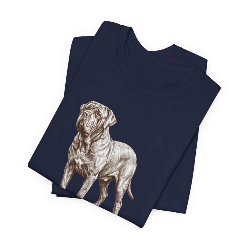 Neapolitan Mastiff Mom Shirt, Vintage Dog Sketch Tee, Dog Mom Gift