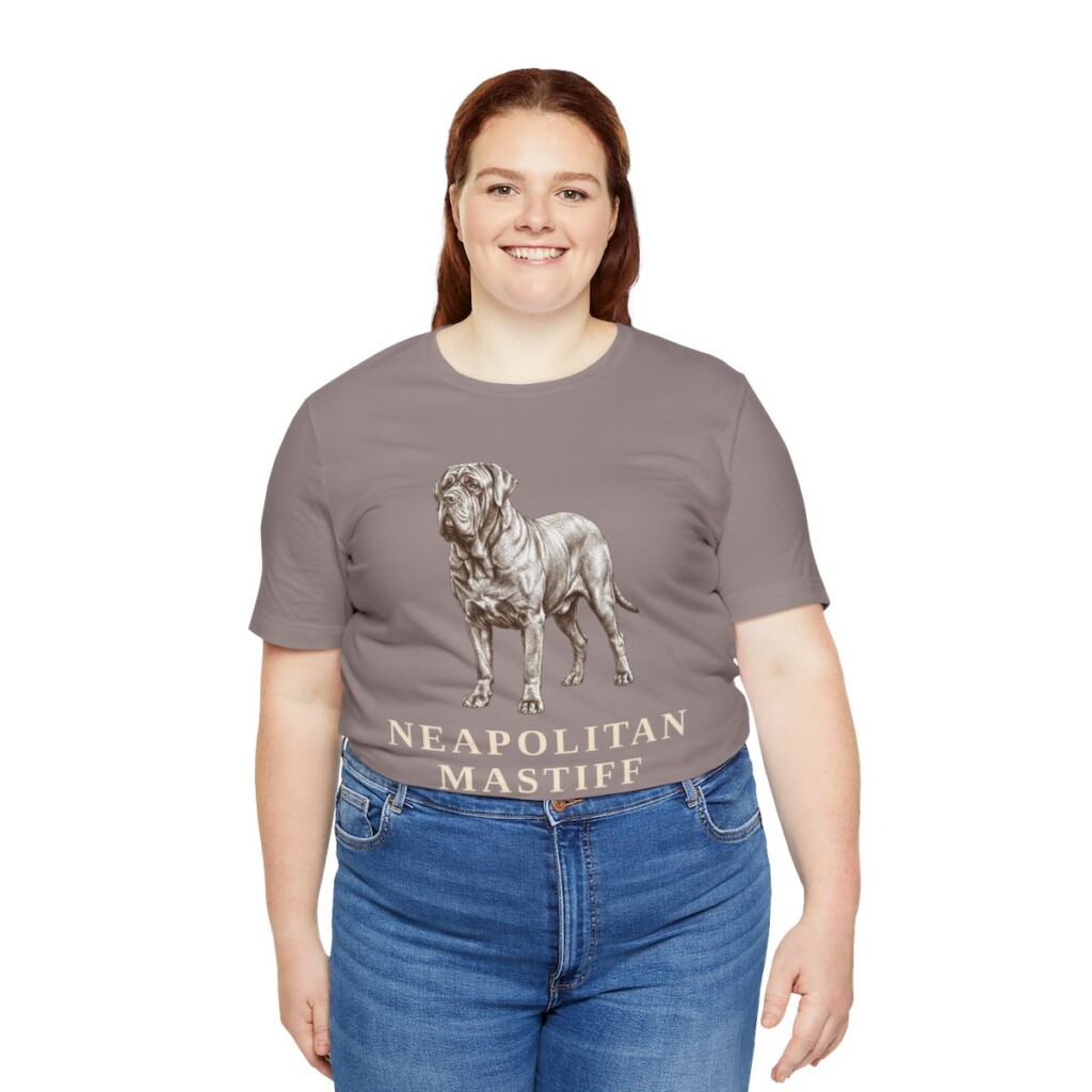 Neapolitan Mastiff Mom Shirt, Vintage Dog Sketch Tee, Dog Mom Gift