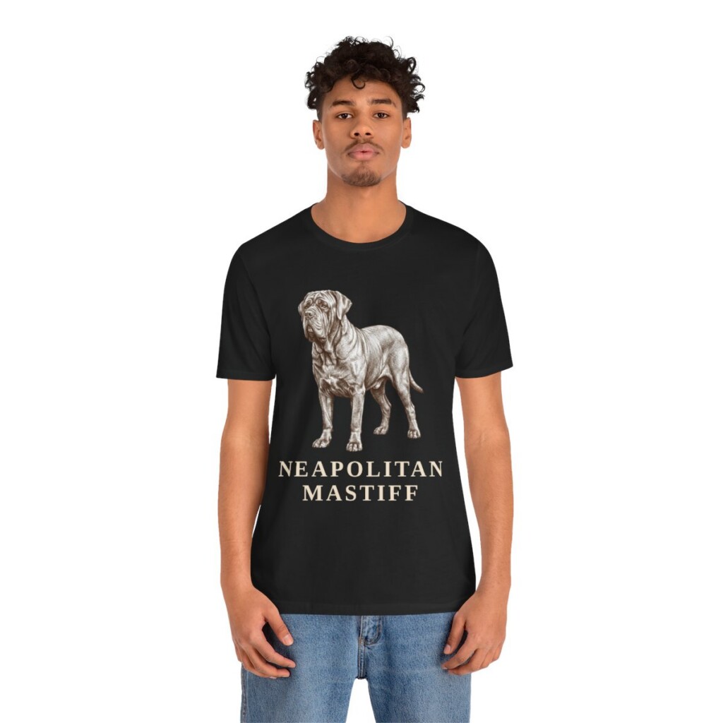 Neapolitan Mastiff Shirt, Vintage Dog Sketch Tee, Dog Lover Gift