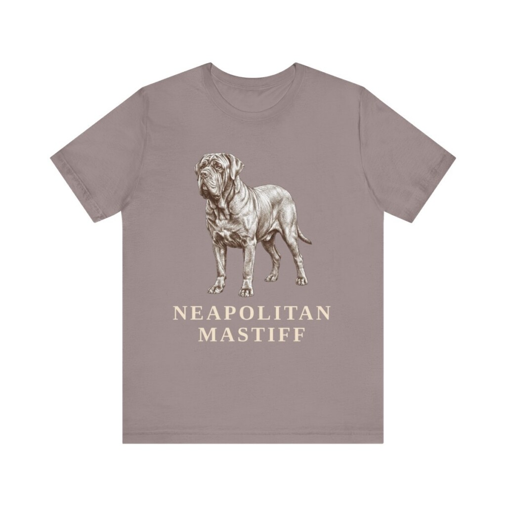 Neapolitan Mastiff Shirt, Vintage Dog Sketch Tee, Dog Lover Gift