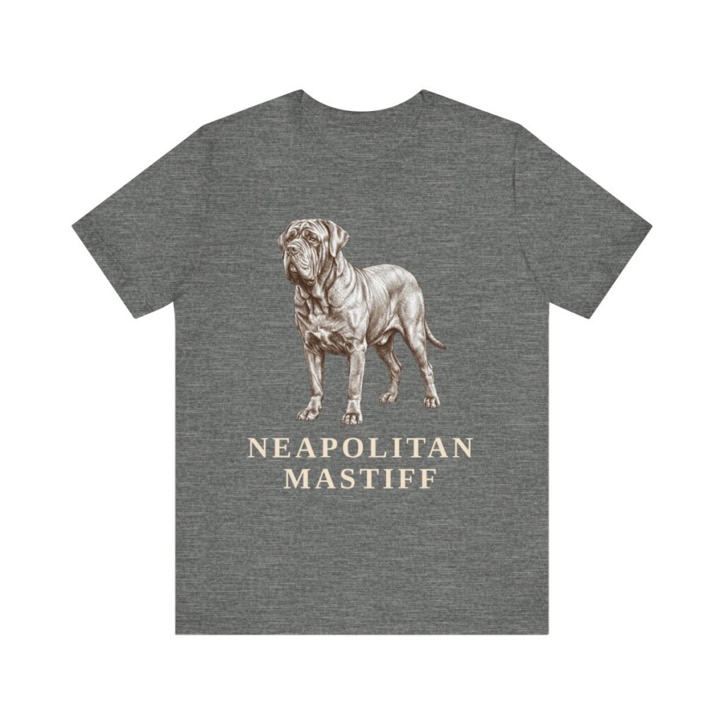 Neapolitan Mastiff Shirt, Vintage Dog Sketch Tee, Dog Lover Gift