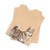 Norrbottenspets Dad Shirt, Vintage Dog Sketch Tee, Dog Dad Gift