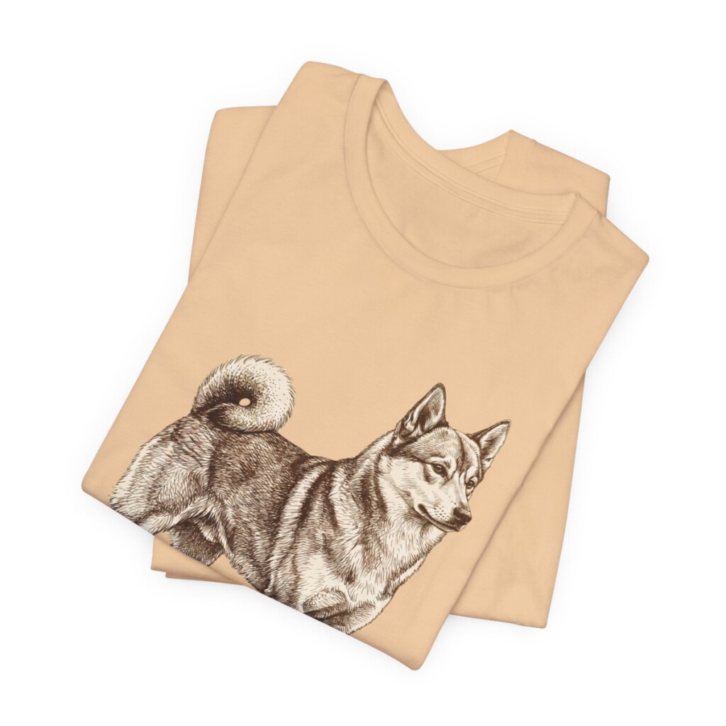 Norrbottenspets Dad Shirt, Vintage Dog Sketch Tee, Dog Dad Gift